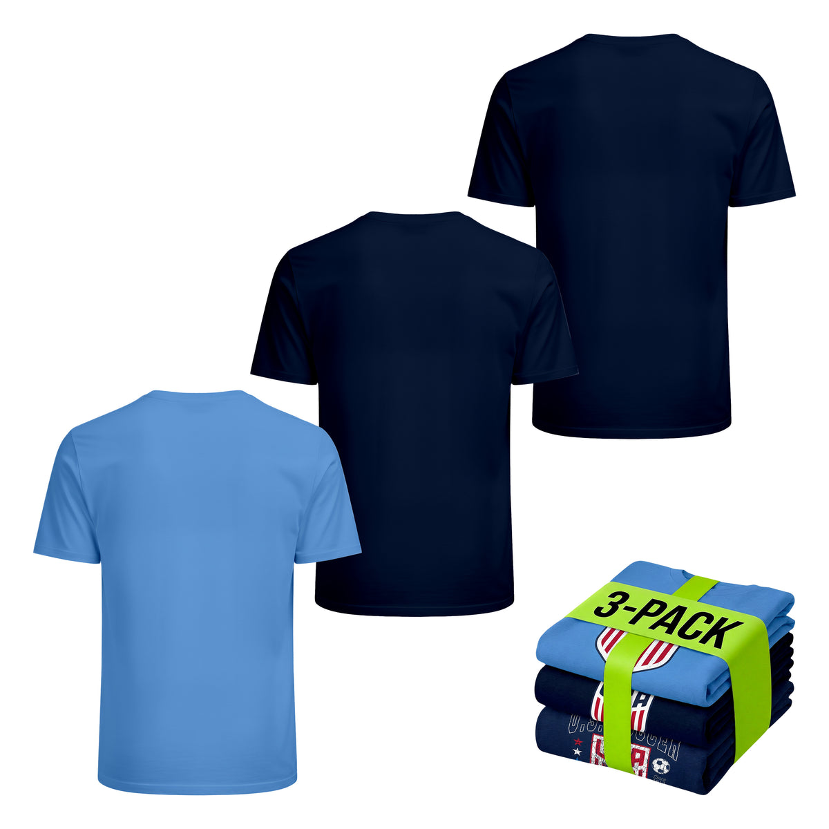 US Soccer T-Shirt Bundle Back Image