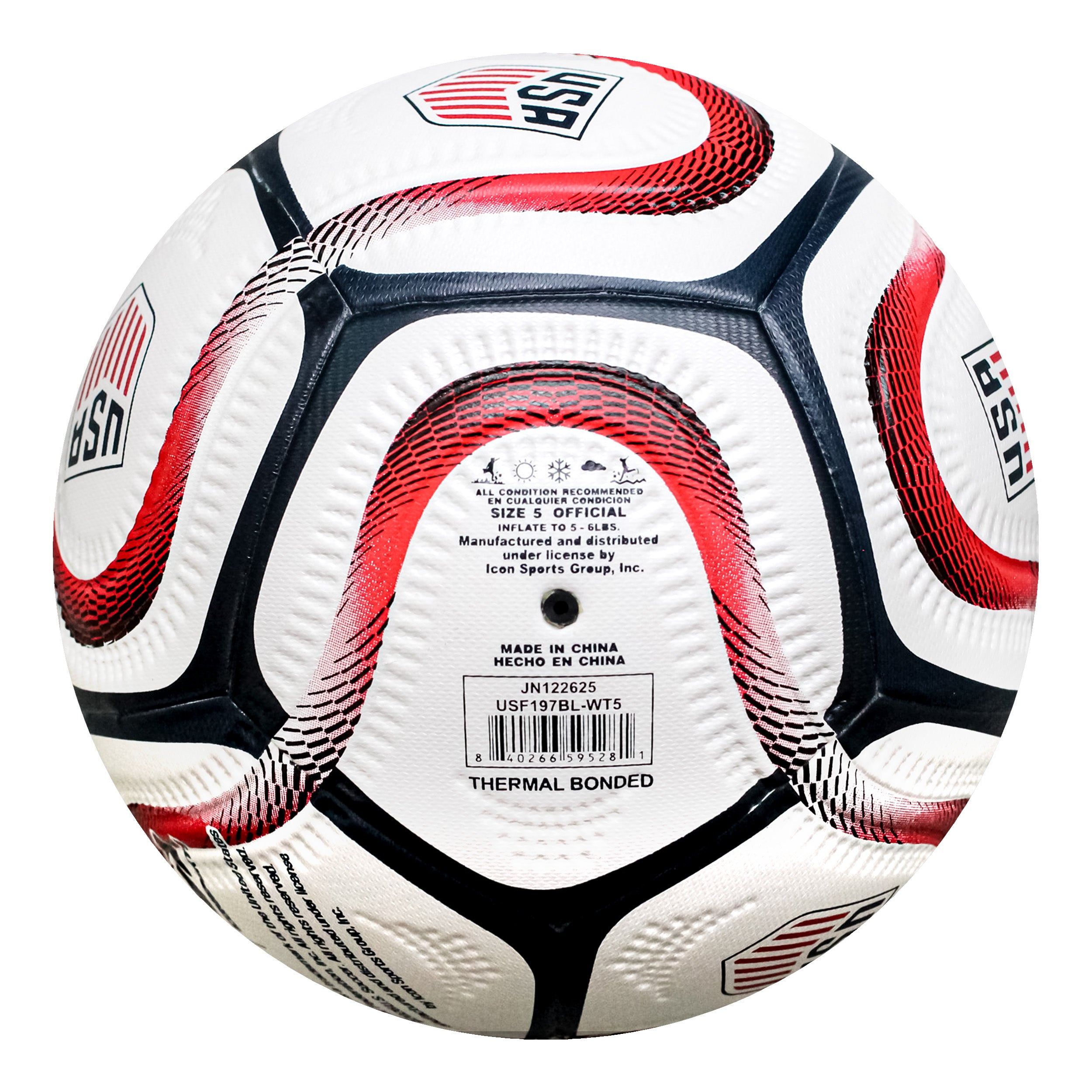 white soccer ball