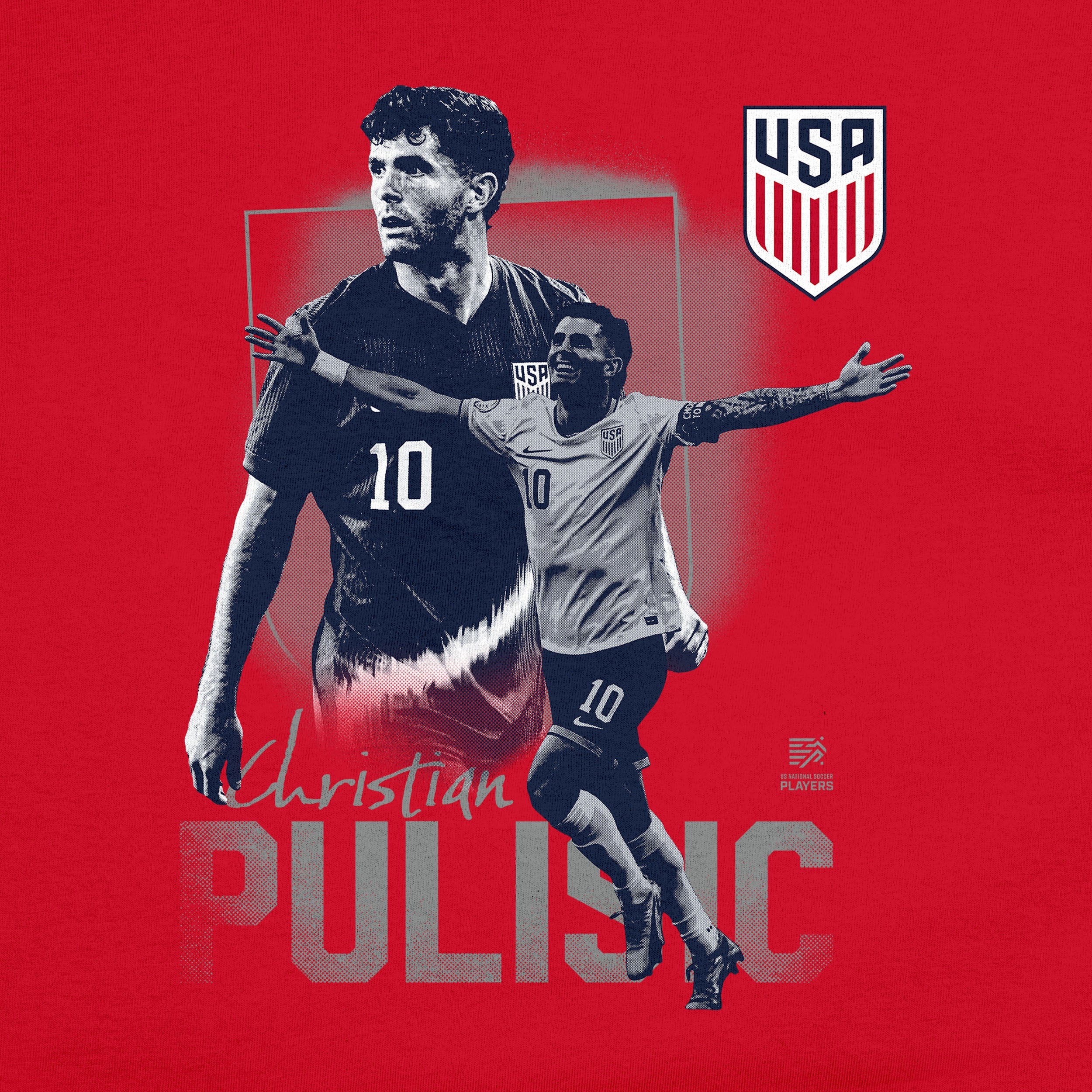 US Men's National Soccer Team Christian Pulisic T-Shirt - USM754CT-PL