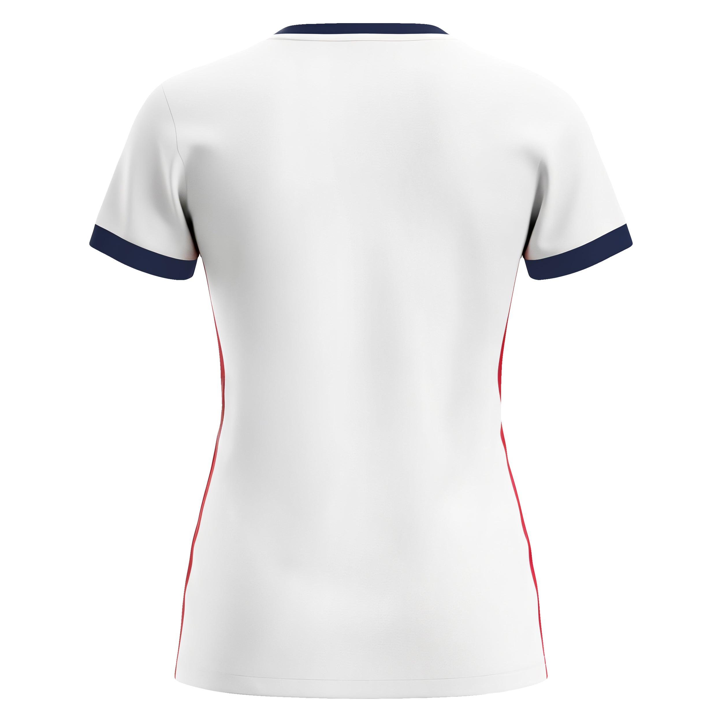 white/red jersey