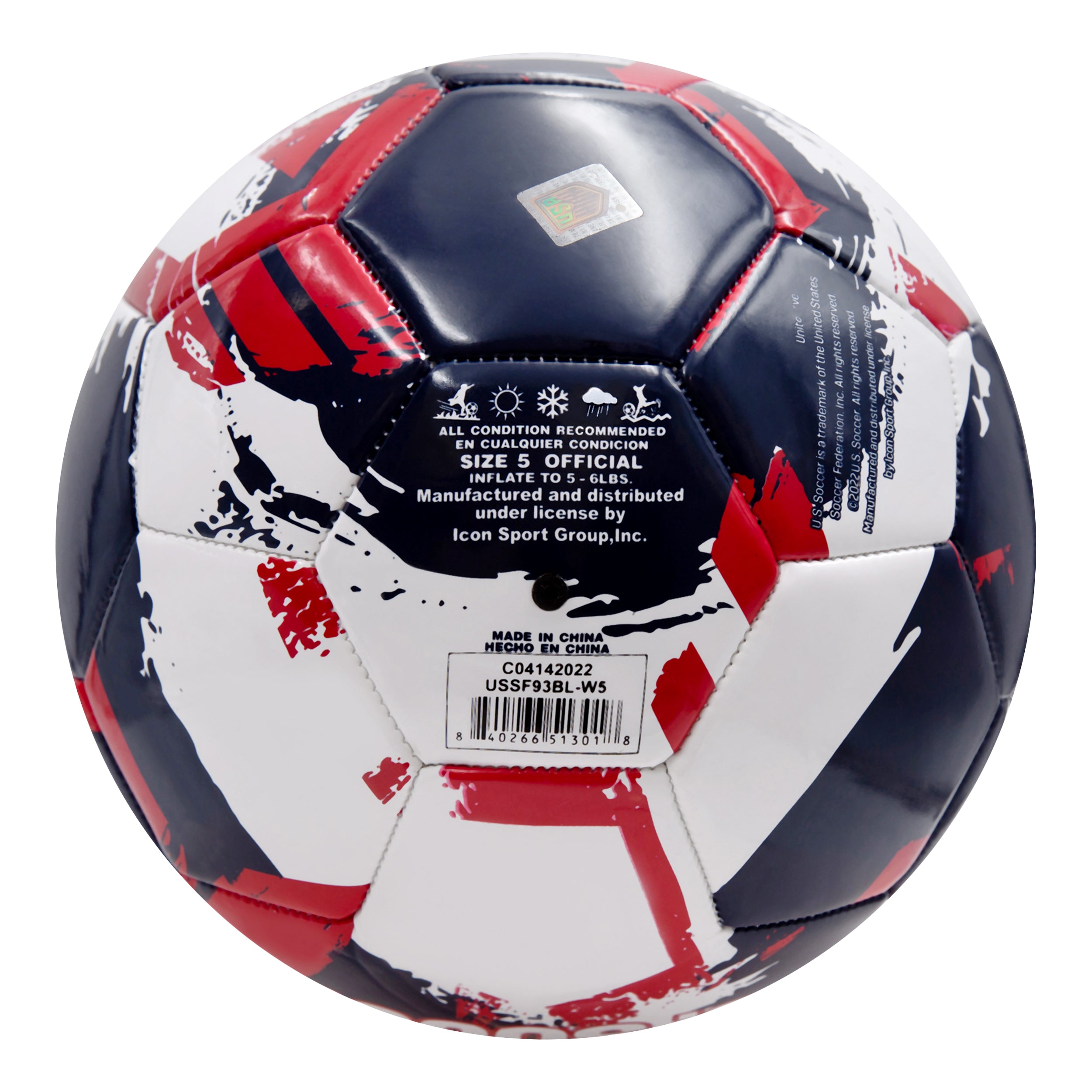 US Men's National Team Soccer Ball - USSF93BL