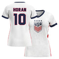 white/red jersey