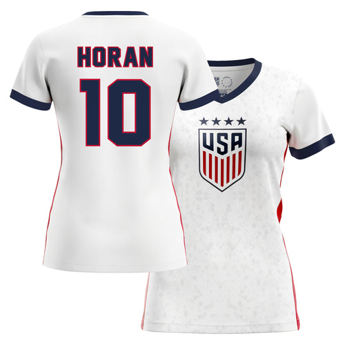 white/red jersey