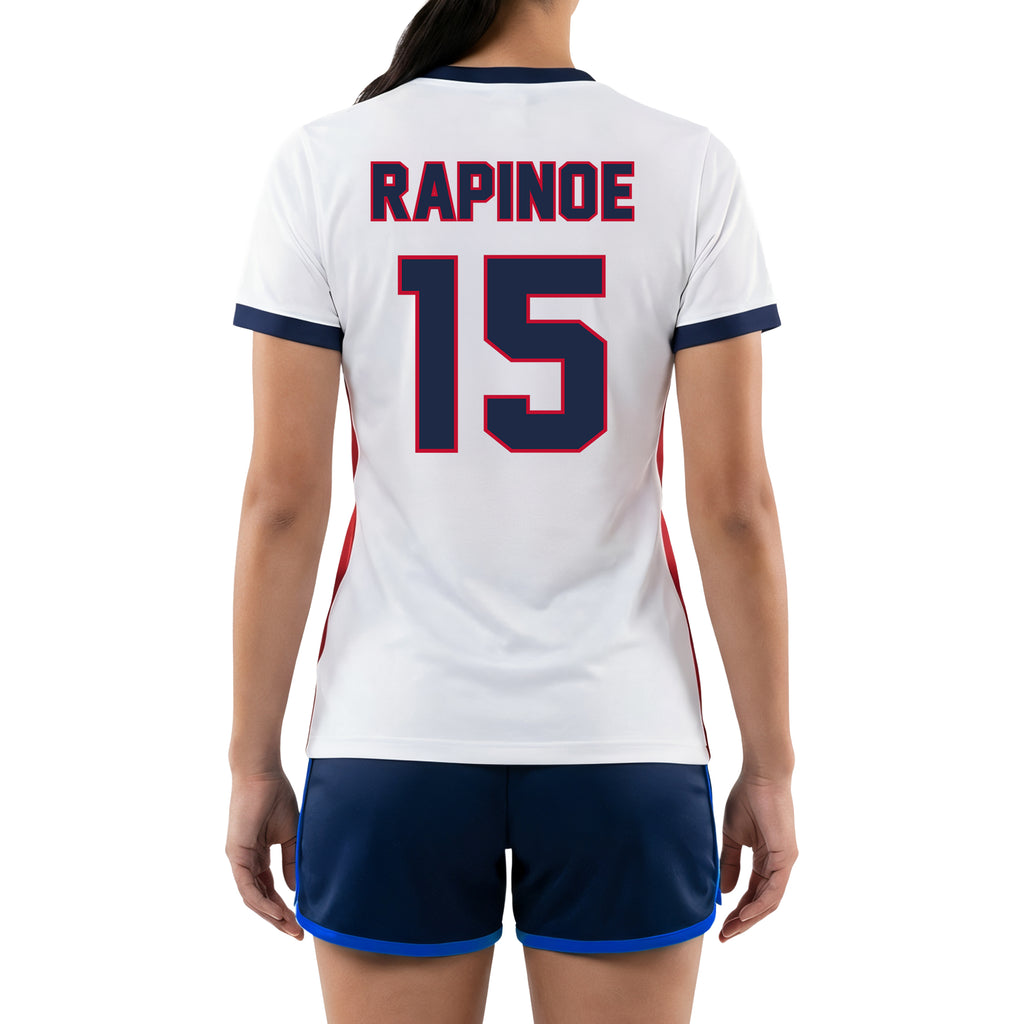white/red jersey