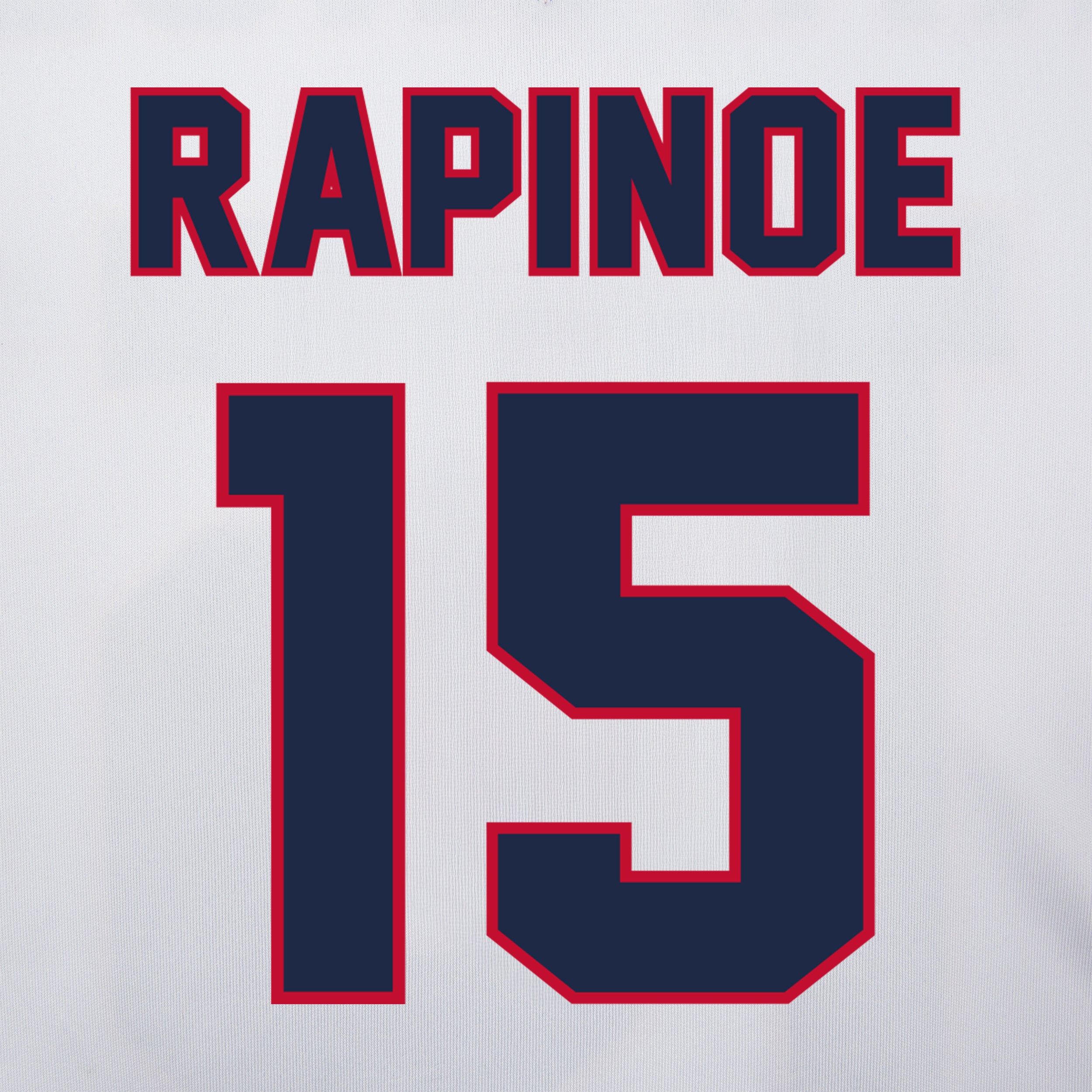 white/red jersey