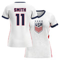 white/red jersey