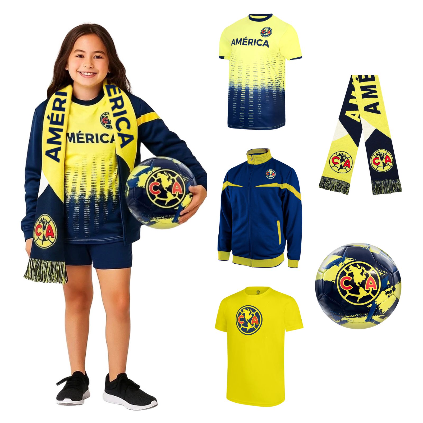 Club America Team Kids Ultimate Fan Pack - CAUFP-YP